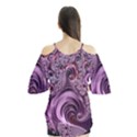 Purple Abstract Art Fractal Art Fractal Flutter Tees View2