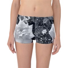 White Rose Reversible Boyleg Bikini Bottoms by CreatedByMeVictoriaB