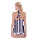 Code Data Digital Register Boyleg Halter Swimsuit  View2