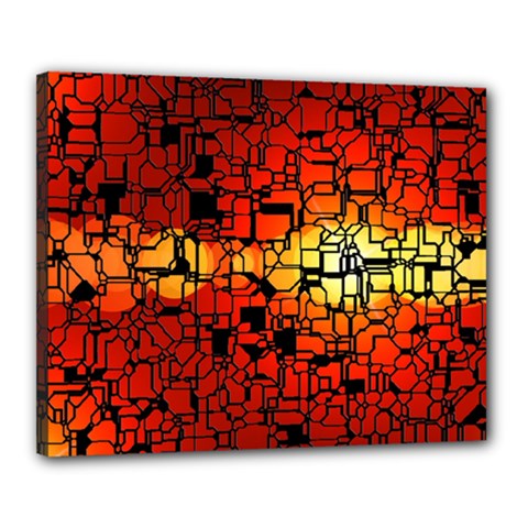 Board Conductors Circuits Canvas 20  X 16  by Amaryn4rt