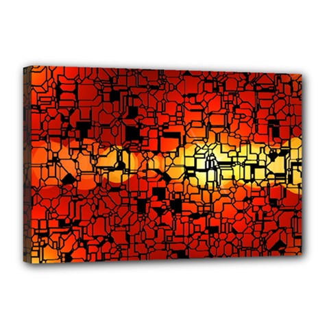 Board Conductors Circuits Canvas 18  X 12  by Amaryn4rt