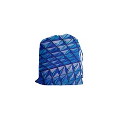 Lines Geometry Architecture Texture Drawstring Pouches (xs)  by Amaryn4rt