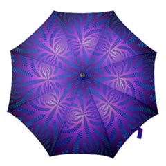 Background Brush Particles Wave Hook Handle Umbrellas (large) by Amaryn4rt