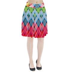 Graphics Colorful Colors Wallpaper Graphic Design Pleated Skirt by Amaryn4rt