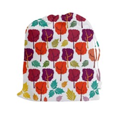 Tree Pattern Background Drawstring Pouches (xxl) by Amaryn4rt