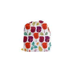 Tree Pattern Background Drawstring Pouches (xs)  by Amaryn4rt