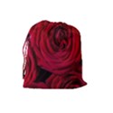 Roses Flowers Red Forest Bloom Drawstring Pouches (Large)  View2