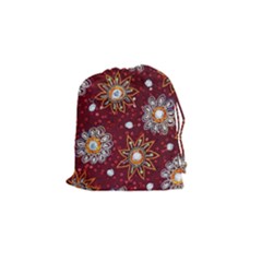 India Traditional Fabric Drawstring Pouches (small)  by Amaryn4rt