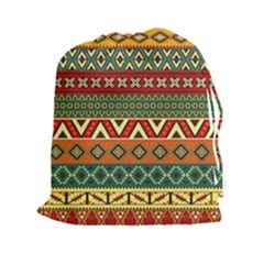 Mexican Folk Art Patterns Drawstring Pouches (xxl) by Amaryn4rt
