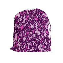 Chic Camouflage Colorful Background Drawstring Pouches (extra Large) by Simbadda