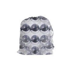 Disco Balls Drawstring Pouches (medium)  by boho