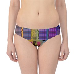 Circuit Board Pattern Lynnfield Die Hipster Bikini Bottoms by Simbadda