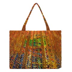 Circuit Board Pattern Medium Tote Bag by Simbadda