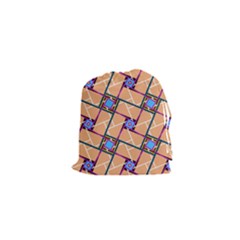 Overlaid Patterns Drawstring Pouches (xs)  by Simbadda