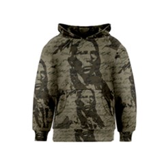 Indian Chief Kids  Pullover Hoodie by Valentinaart