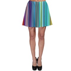 Color Stripes Skater Skirt by Simbadda