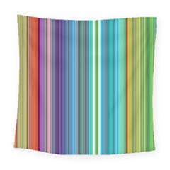 Color Stripes Square Tapestry (large) by Simbadda