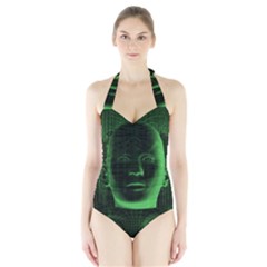 Code  Halter Swimsuit by Valentinaart