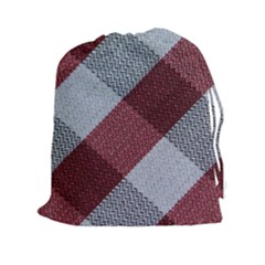 Textile Geometric Retro Pattern Drawstring Pouches (xxl) by Simbadda