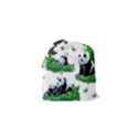 Cute Panda Cartoon Drawstring Pouches (XS)  View2