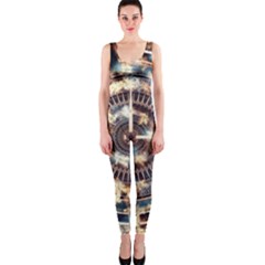Science Fiction Background Fantasy Onepiece Catsuit by Simbadda
