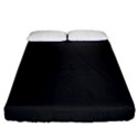 Leather Stitching Thread Perforation Perforated Leather Texture Fitted Sheet (California King Size) View1