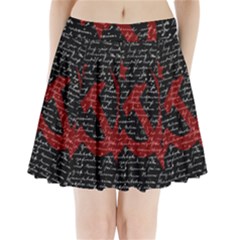 Communism  Pleated Mini Skirt by Valentinaart