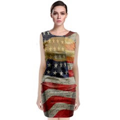 American President Sleeveless Velvet Midi Dress by Valentinaart