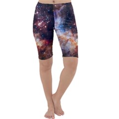 Celestial Fireworks Cropped Leggings  by SpaceShop