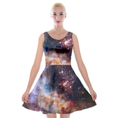 Celestial Fireworks Velvet Skater Dress by SpaceShop