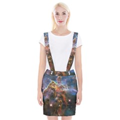 Pillar And Jets Suspender Skirt by SpaceShop