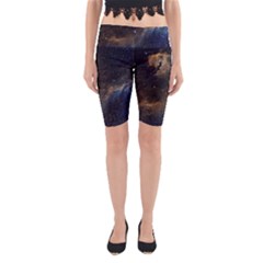 Seagull Nebula Yoga Cropped Leggings by SpaceShop