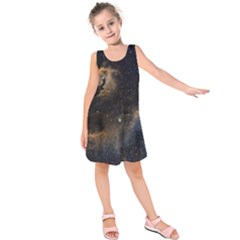 Seagull Nebula Kids  Sleeveless Dress by SpaceShop
