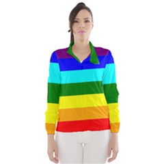 Rainbow Wind Breaker (women) by Valentinaart