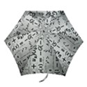Science Formulas Mini Folding Umbrellas View1