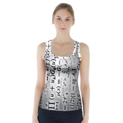 Science Formulas Racer Back Sports Top by Simbadda