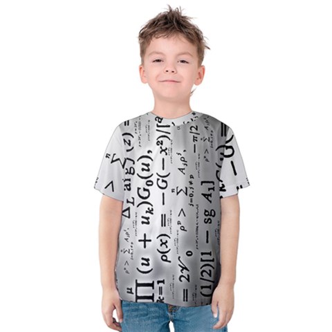 Science Formulas Kids  Cotton Tee by Simbadda