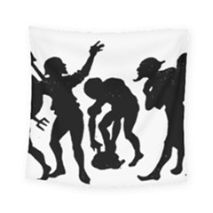 Seven Dwarfs Square Tapestry (small) by athenastemple