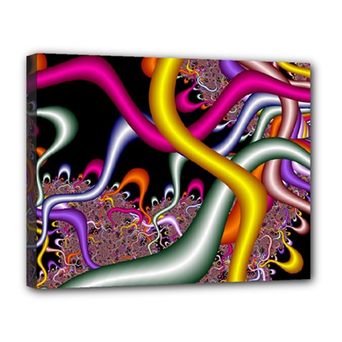 Fractal Roots Canvas 14  X 11  by Simbadda