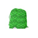 Shamrocks 3d Fabric 4 Leaf Clover Drawstring Pouches (Medium)  View2