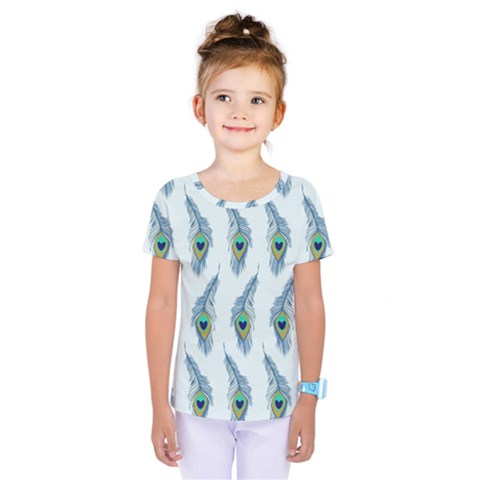 Background Of Beautiful Peacock Feathers Wallpaper For Scrapbooking Kids  One Piece Tee by Simbadda