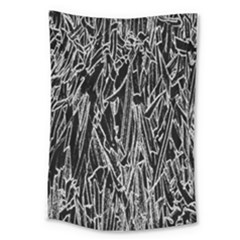 Gray Background Pattern Large Tapestry by Simbadda