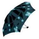 A Completely Seamless Background Design Circuitry Mini Folding Umbrellas View2