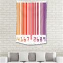 Colorful Gradient Barcode Small Tapestry View2