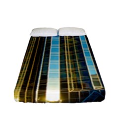 Two Abstract Architectural Patterns Fitted Sheet (full/ Double Size) by Simbadda
