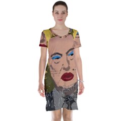 Happy Birthday Mr  President  Short Sleeve Nightdress by Valentinaart