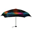 Abstract Binary Mini Folding Umbrellas View3