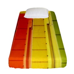 Abstract Minimalism Architecture Fitted Sheet (single Size) by Simbadda