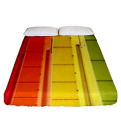Abstract Minimalism Architecture Fitted Sheet (king Size) by Simbadda