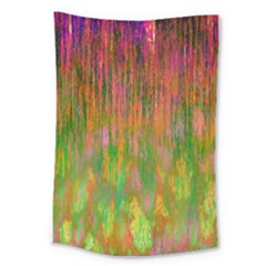 Abstract Trippy Bright Melting Large Tapestry by Simbadda
